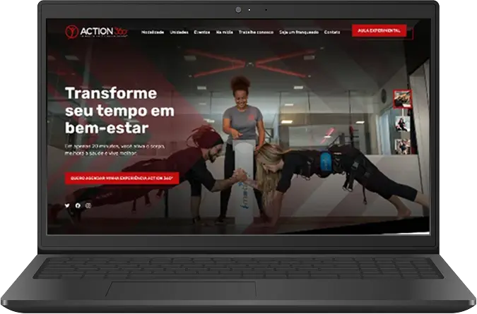 Mockup de Action360°